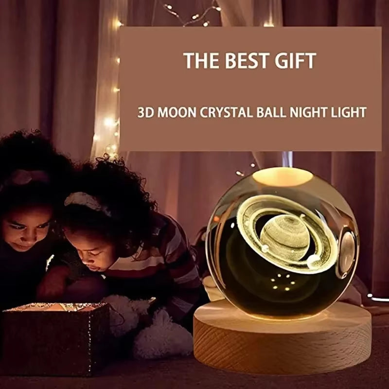 3D Axolotl Laser Engraved Crystal Ball Coloured Night Light,Girlfriend Classmate Wife Children Birthday Gift Home Decoration